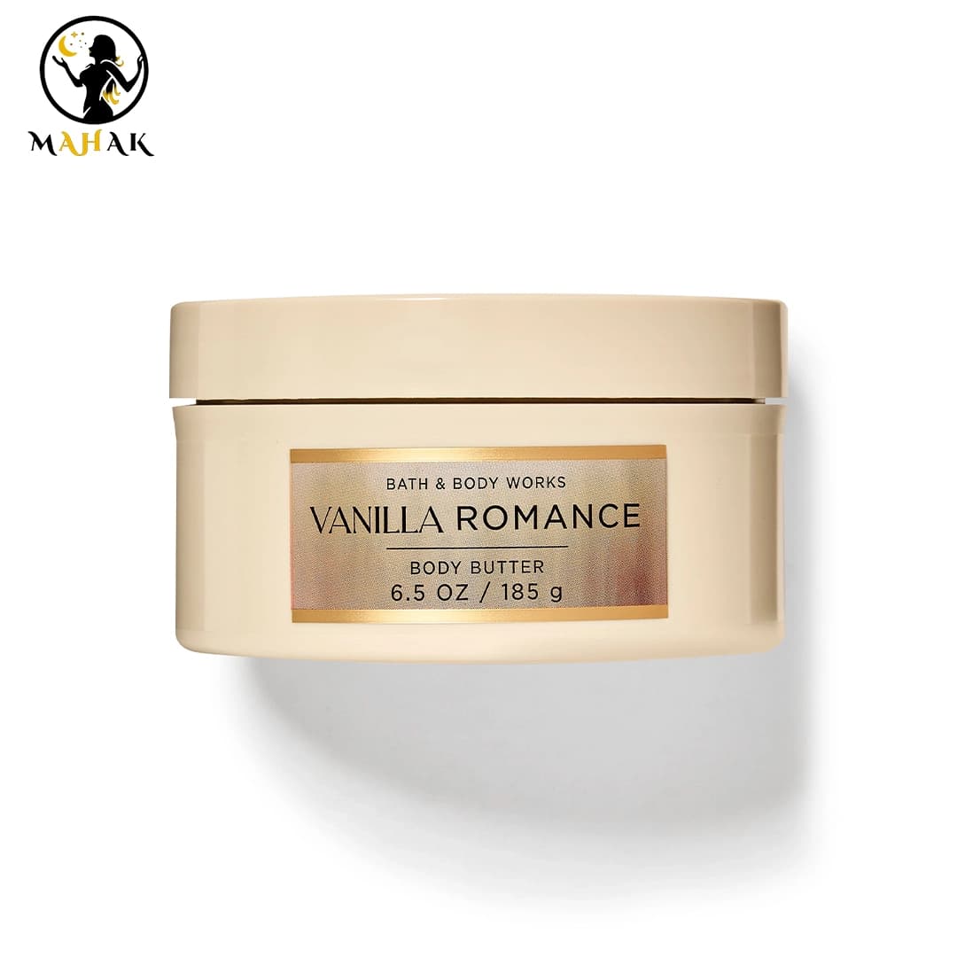بادی باتر ( کره بدن ) شاین دار وانیلا رومنس Vanilla romance بث اند بادی bath and body works — تصویر ۳