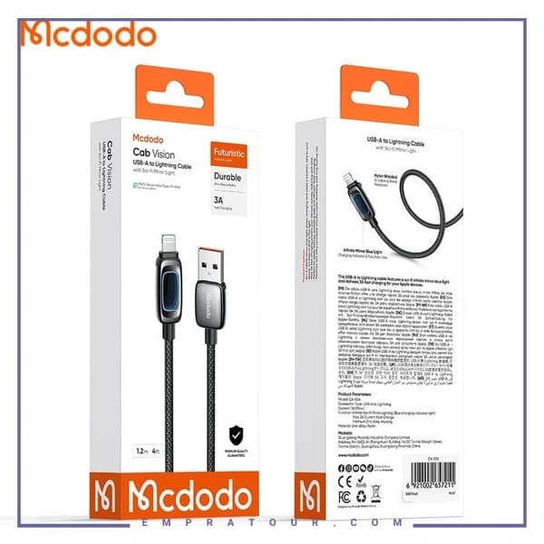 کابل شارژ لایتنینگ 3آمپر مک دودو CA-0360 — تصویر ۱۲