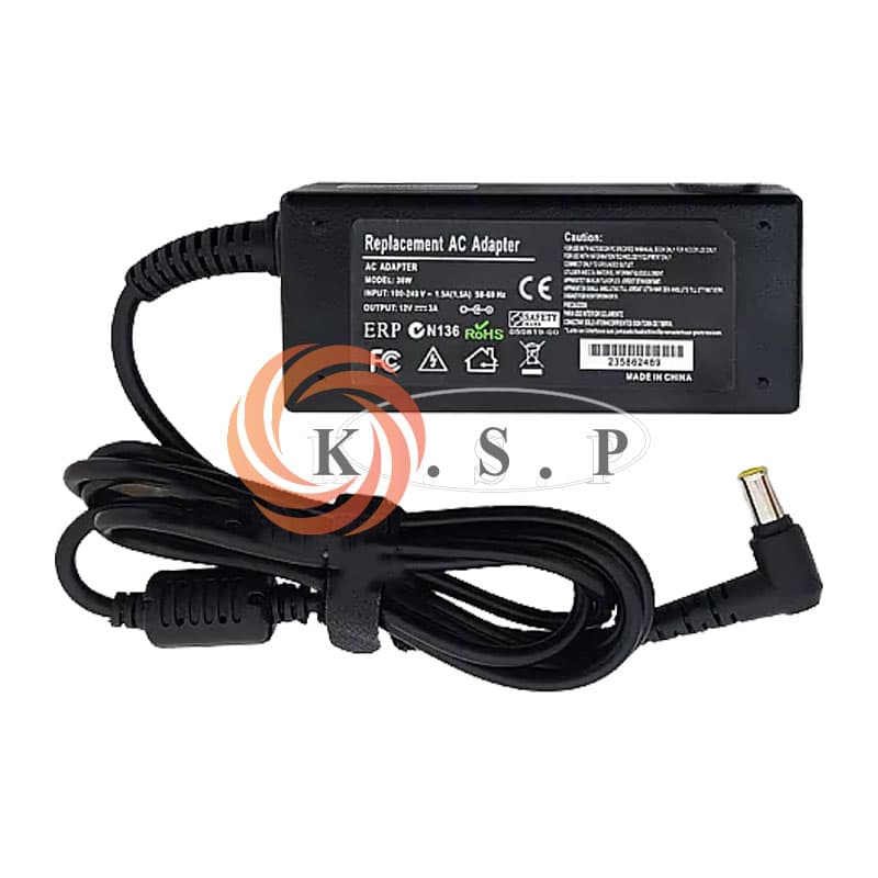 آداپتور مانیتور ال جی Adaptor Monitor LG 12V 3A (6.5X4.4) — تصویر ۲