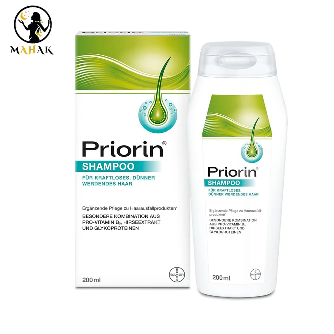 شامپو ضد ریزش و حجم دهنده قوی پریورین بایر Priorin Shampoo for Hair Loss — تصویر ۲