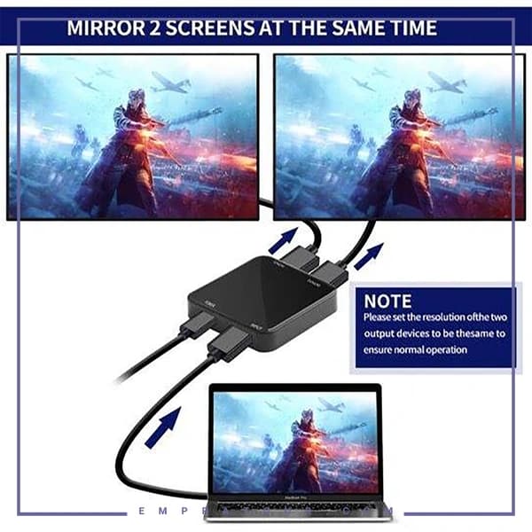 مبدل و سوئیچ 1به2 HDMI کوتسی OF-037 — تصویر ۹