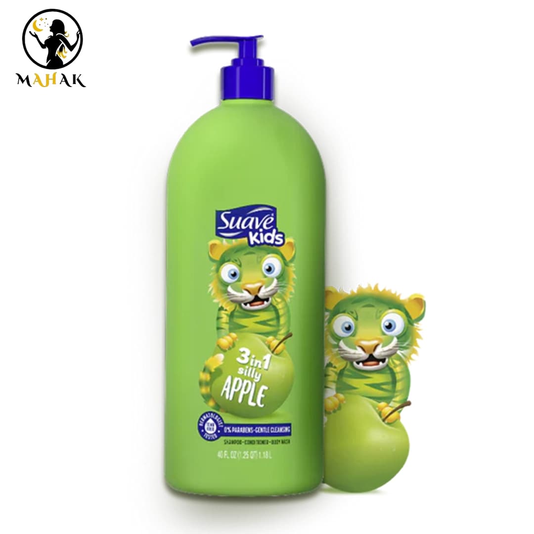 شامپو بچه 3در1 سواو کیدز سیب SUAVE KIDS — تصویر ۸
