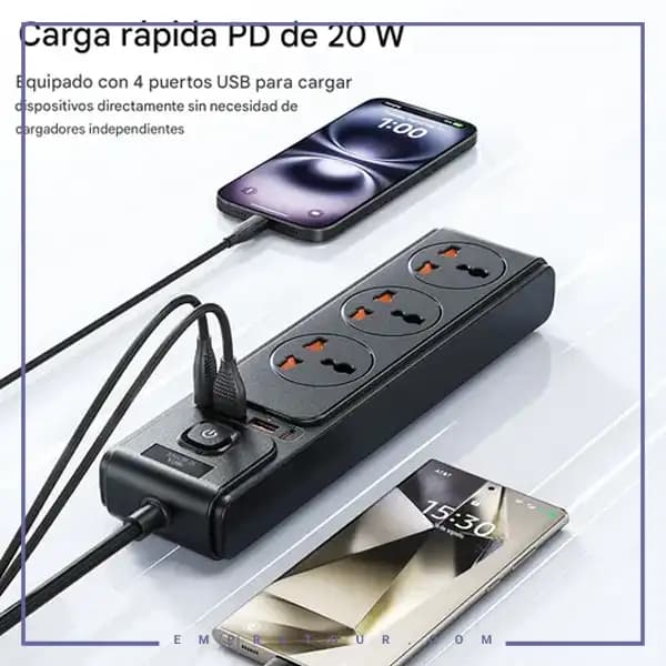 چند راهی برق 2500 وات جویروم JR-TE1 — تصویر ۱۱