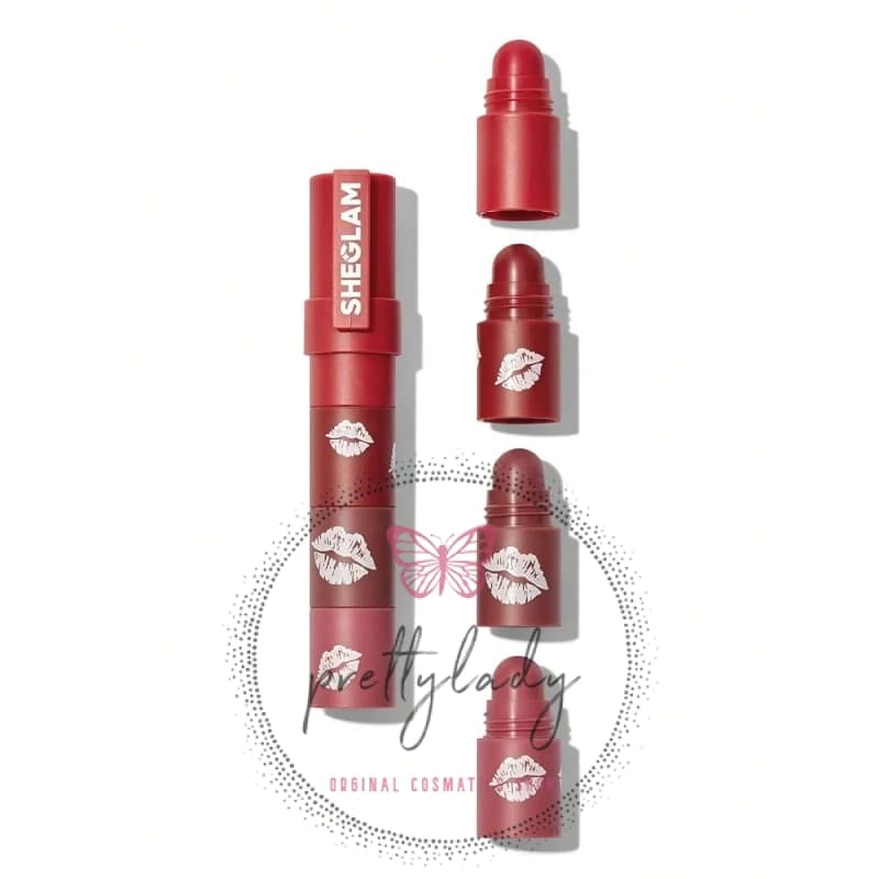 رژلب پتال استک 4 تایی پیچی طبقه ای مگا لیپ استکس شیگلم مدل Mega Lip Stacks — تصویر ۵