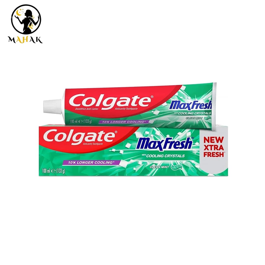 خمیر دندان مکس فرش سبز کلگیت مدل max fresh clean mint