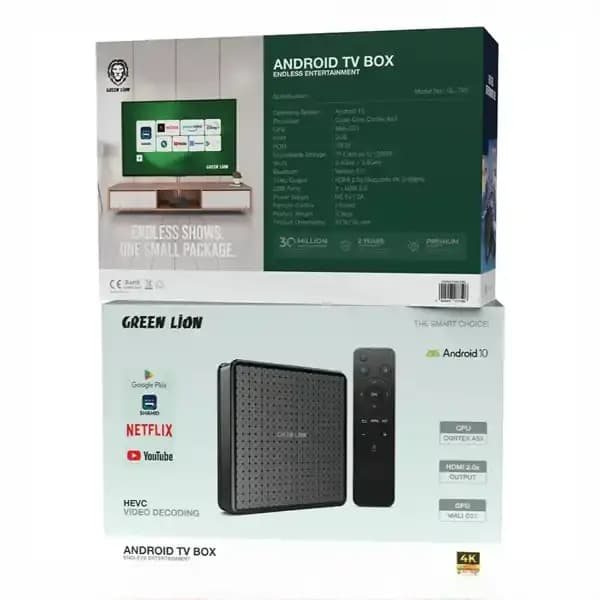 اندروید باکس گرین لاین GNANDTVBOXBK — تصویر ۹