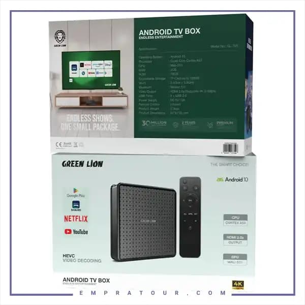 اندروید باکس گرین لاین GNANDTVBOXBK — تصویر ۳