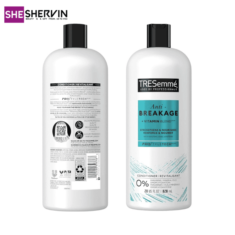 نرم کننده ( کاندیشنر ) ضد شکنندگی ترزمه TRESemme مدل ANTI BREAKAGE — تصویر ۶