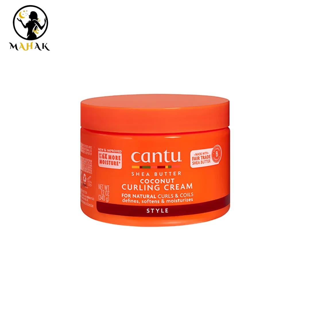 کرم فرکننده موی فر نارگیل کانتو Cantu Coconut Curling Cream — تصویر ۳