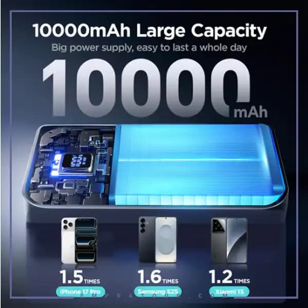پاروبانک 22.5 وات 10000 جویروم JR-QP191 — تصویر ۶