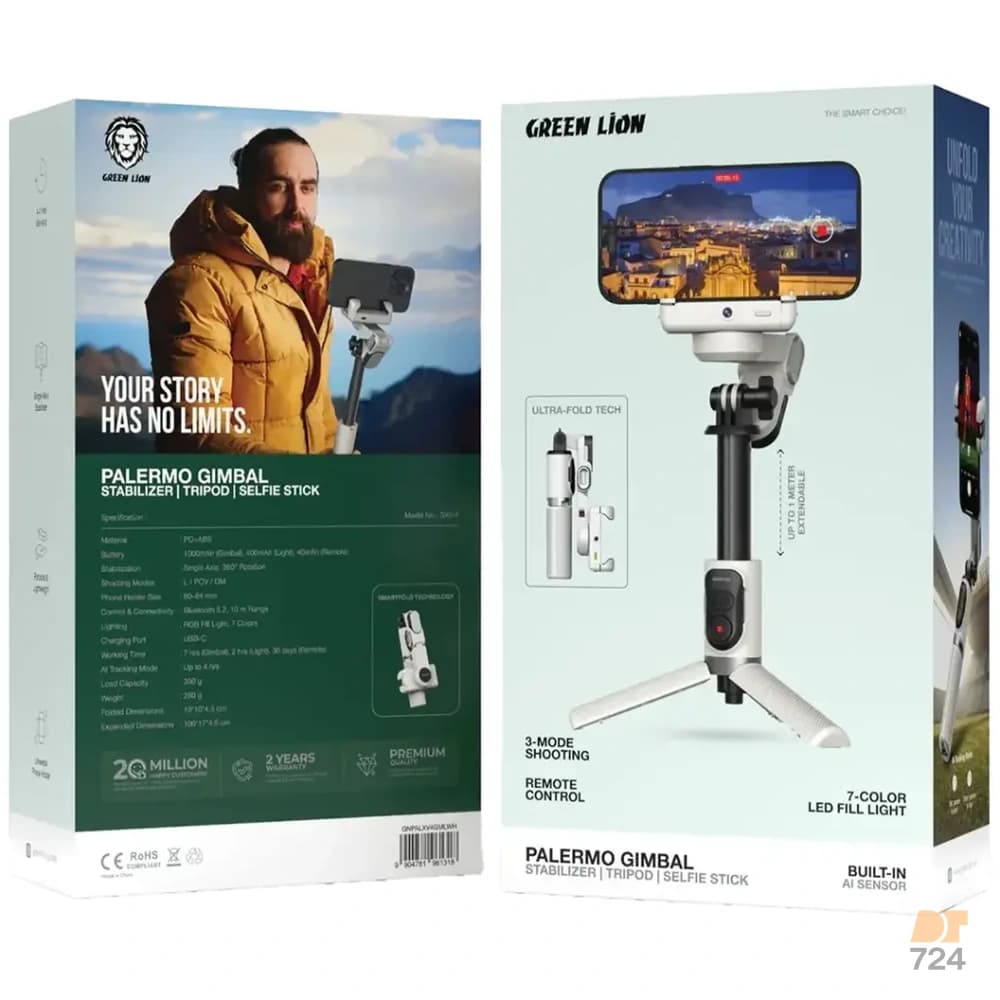 گیمبال استبلایزر گرین لاین پالرمو GNPALXV4GMLWH — تصویر ۱۰