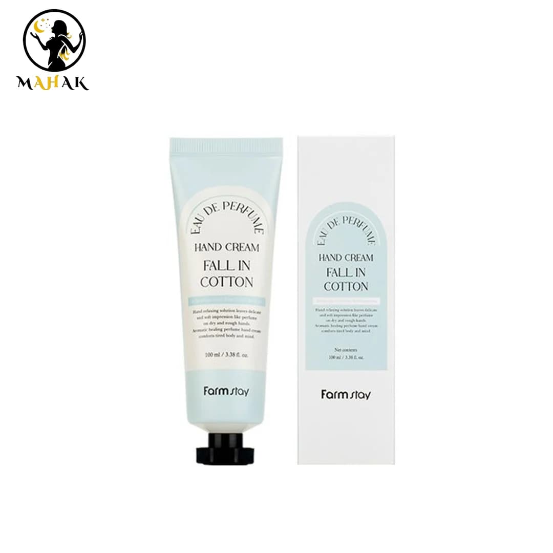 کرم آبرسان دست معطر رایحه پنبه فارم استی EAU DE PERFUME HAND CREAM FALL IN COTTON — تصویر ۲
