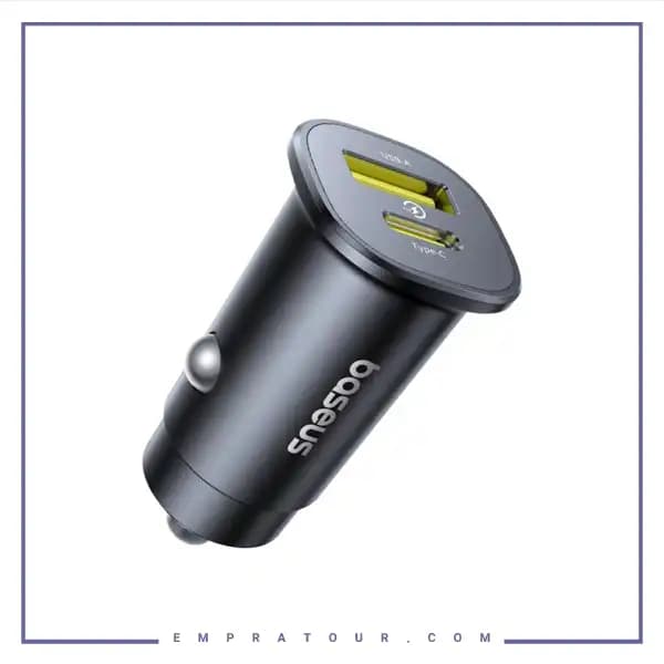 شارژر فندکی دو پورت 30 وات بیسوس BS-C15C1 — تصویر ۷