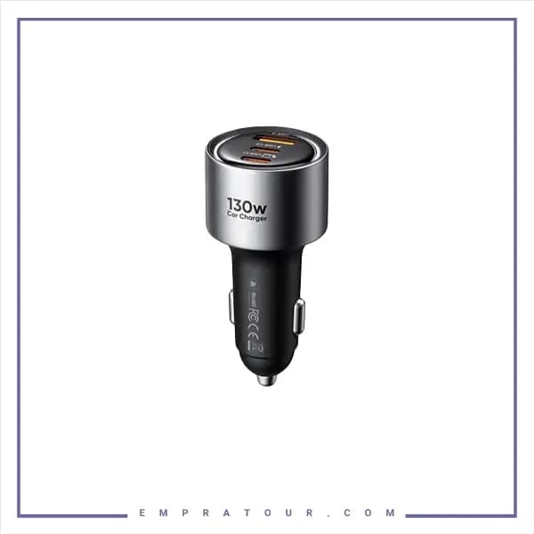شارژر فندکی 3 پورت 130 وات مک دودو CC-3190