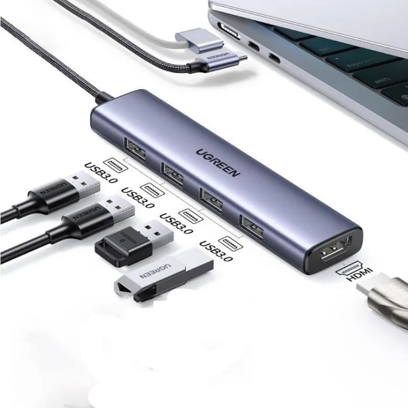 هاب 5 پورت USB-C یوگرین مدل CM478 کد 15495 — تصویر ۱۲