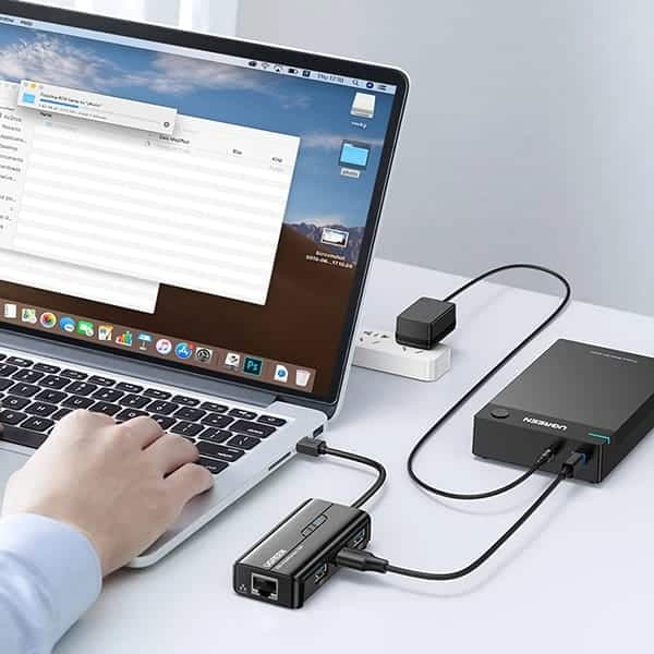 هاب 4 پورت USB-A 3.0 یوگرین کد 20265 — تصویر ۳