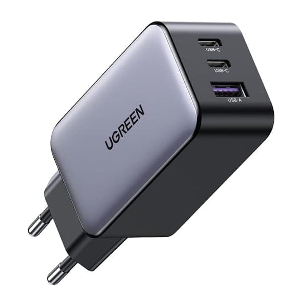 شارژر دیواری 65 وات با دو پورت USB-C و یک پورت USB-A یوگرین مدل CD244 — تصویر ۱۱