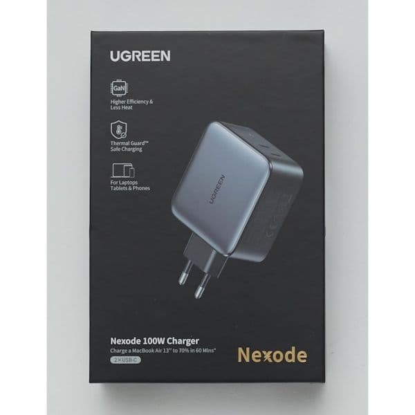 شارژر دیواری 100 وات با دو پورت USB-C یوگرین مدل CD254 — تصویر ۸