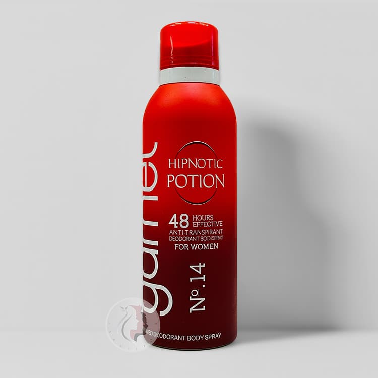 اسپری خوشبو کننده بدن زنانه گارنت مدل Hipnotic Potion شماره 14 حجم 200 میل — تصویر ۲