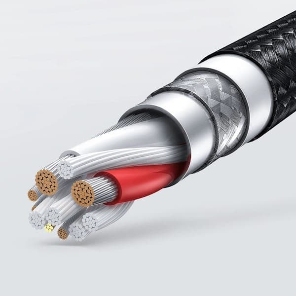 کابل شارژ و دیتا 2.4 آمپر لایتنینگ به USB 2.0 یوگرین مدل US199 — تصویر ۸