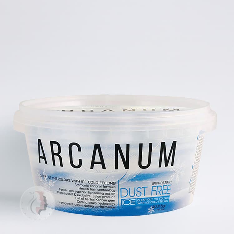 پودر دکلره آرکانوم ARCANUM مدل آیس حجم 400 گرم — تصویر ۸