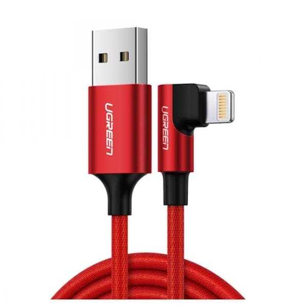 کابل شارژ و دیتا 2.4 آمپر Lightning به USB 2.0 یوگرین مدل US299 — تصویر ۹