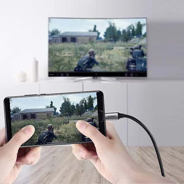 کابل تبدیل USB-C به HDMI یوگرین مدل MM142 کد 50570 — تصویر ۴