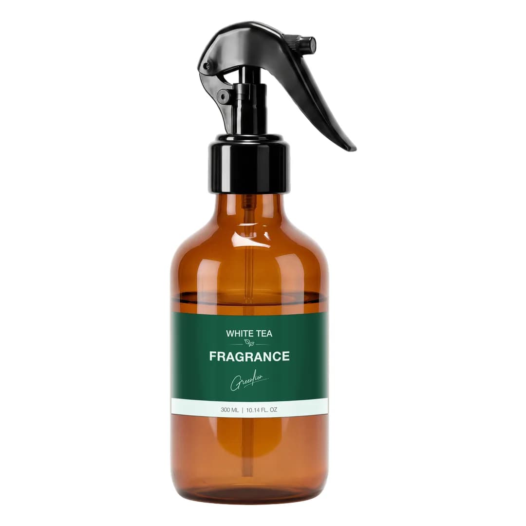اسپری خوشبوکننده گرین لاین مدل Green Lion Fragrance Spray White Tea Brown با رایحه عود