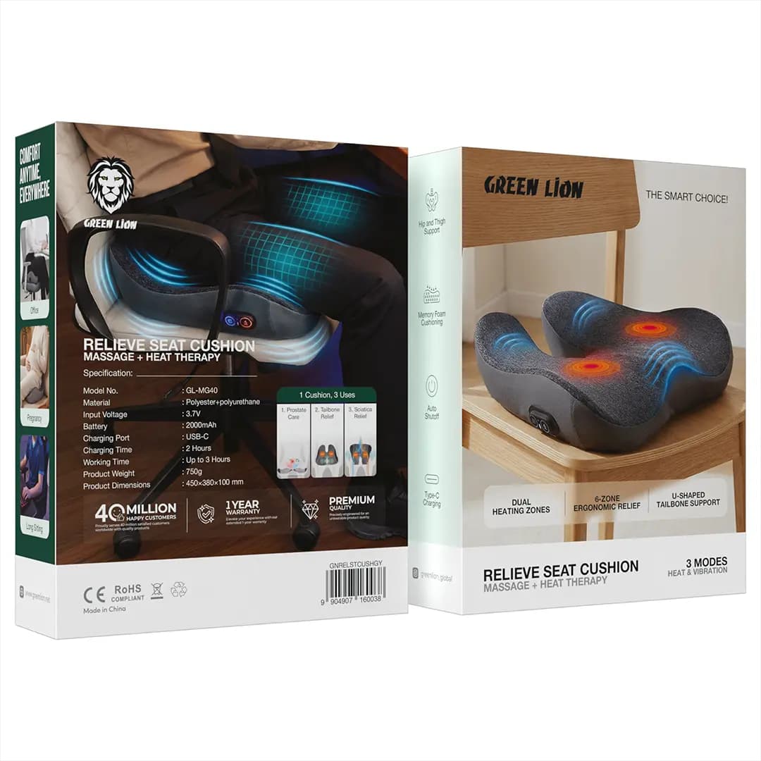 بالش طبی گرین لاین مدل Green Lion Relief Wedge Pillow با فوم مموری — تصویر ۷