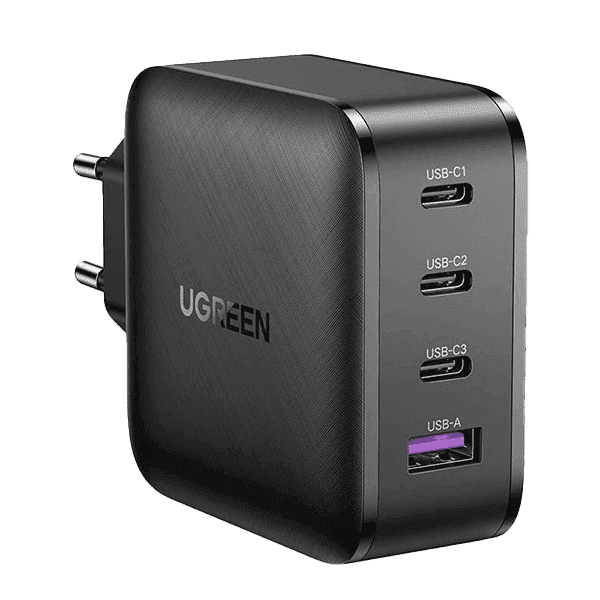 شارژر دیواری ۶۵ وات با 3 پورت USB-C و 1 پورت USB-A یوگرین مدل CD224