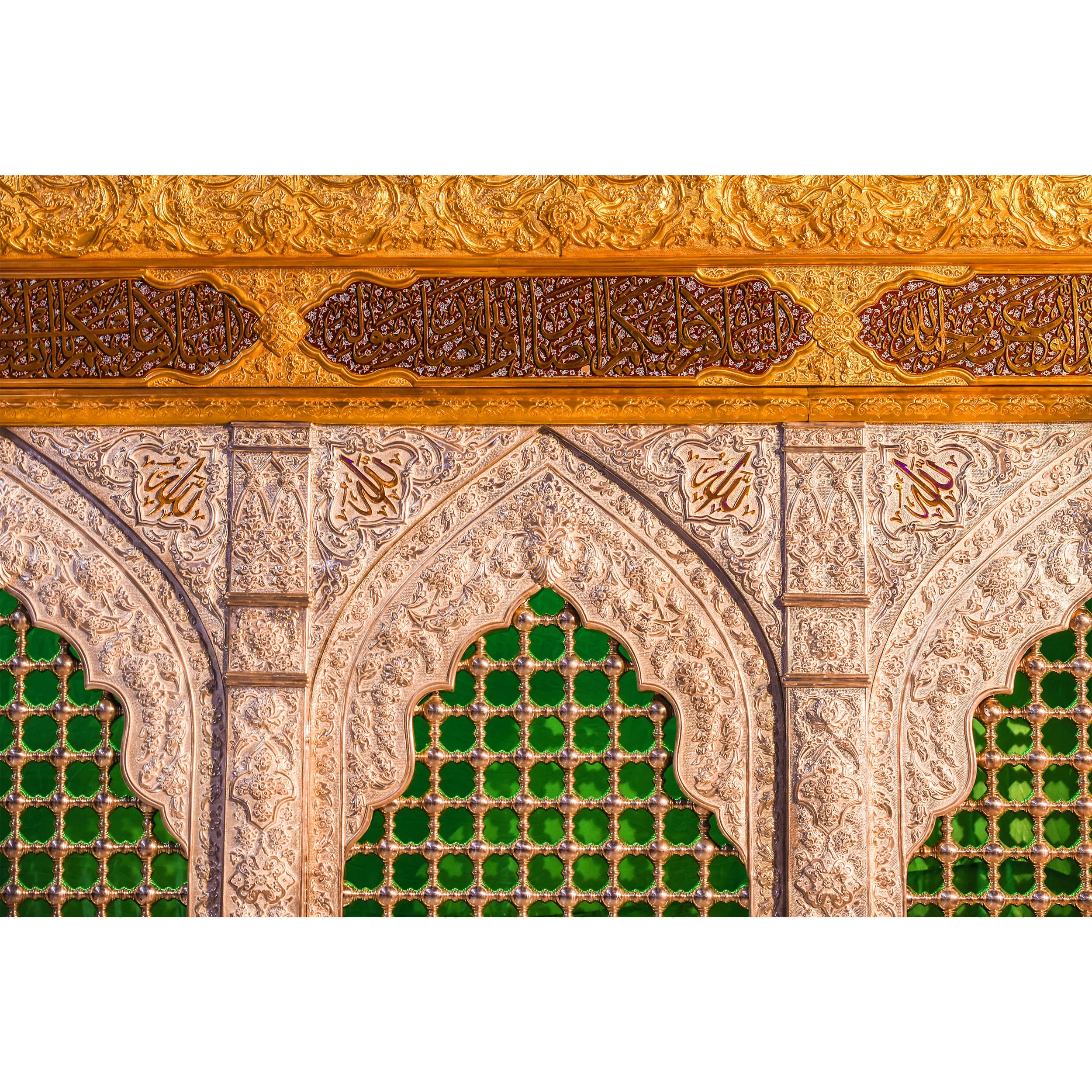 تابلو شاسی طرح ضریح حرم امام حسین مدل T2485