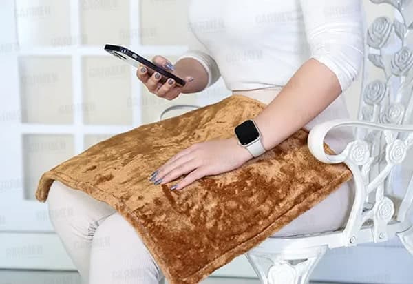 تشکچه برقی گرمه ابعاد 35*45 سانتی متر با رویه مخملی — تصویر ۶