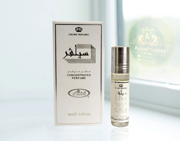 عطر عربی اصلی الرحاب سیلفرحجم 6میل