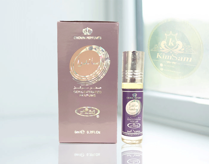 عطر عربی الرحاب اصلی بارایحه ساندرا 6میل