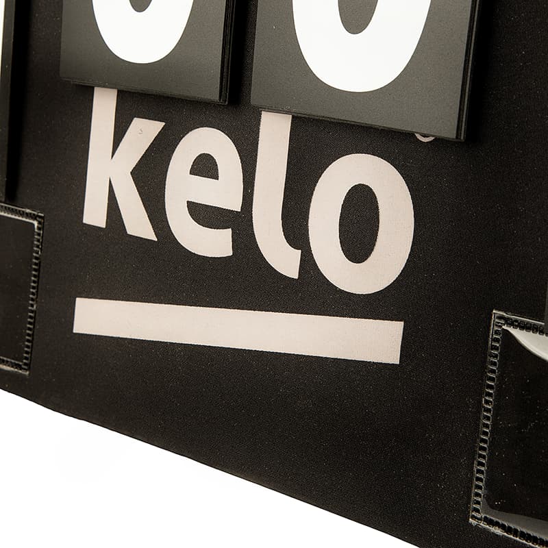 شماره انداز پینگ پنگ Kelo 001 بدون تایم | مشکی/سفید — تصویر ۵