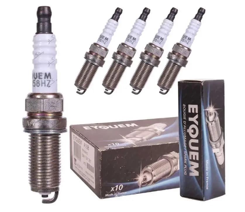 شمع موتور پایه بلند EYQUEM کد RFN58HZ – A158 اکیوم فرانسه (مناسب پژو 206 تیپ5 ، پژو 207 ، رانا ، اچ سی کراس ، پژو 405 SLX ، پارس TU5 ، تارا ، برلیانس و دیگر خودروهای پایه بلندی)