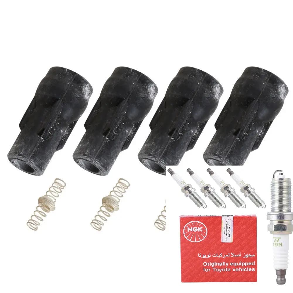 پک تقویتی شمع خودرو ان جی کی مدل LFR6C-11 91823 بهمراه بوت وایر تقویتی مناسب آریوz300