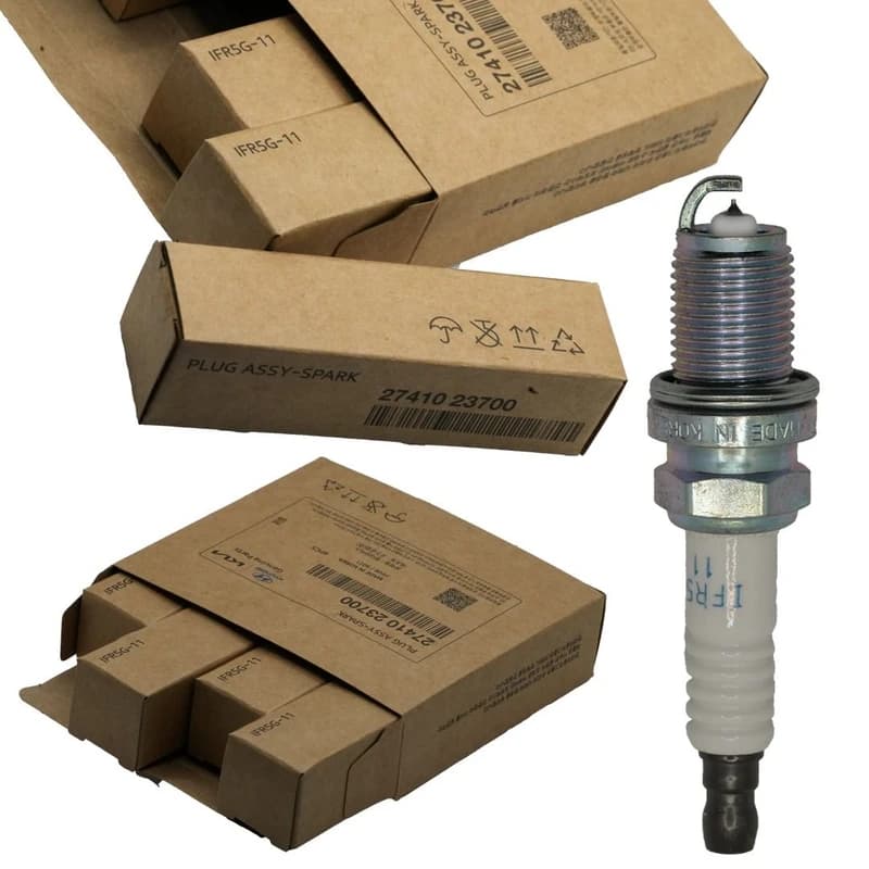 شمع هیوندای پارت نامبر HYUNDAI 27410-23700 جنیون اصلی(پایه کوتاه سوزنی)