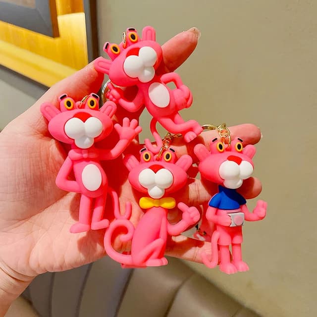 جاکلیدی سیلیکونی پلنگ صورتی The Pink Panther — تصویر ۸