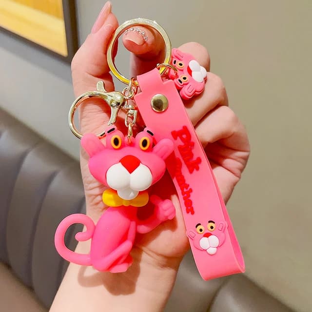 جاکلیدی سیلیکونی پلنگ صورتی The Pink Panther — تصویر ۹
