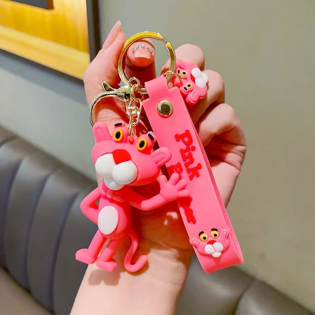 جاکلیدی سیلیکونی پلنگ صورتی The Pink Panther — تصویر ۵