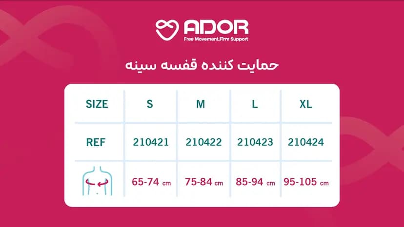 حمایت کننده قفسه سینه آدور — تصویر ۵