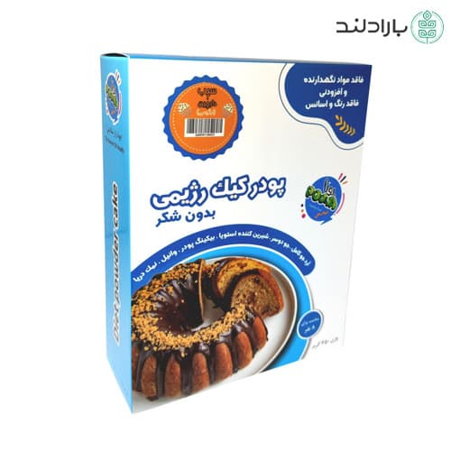پودر کیک رژیمی سیب و دارچین پونا