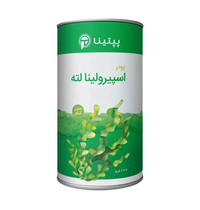پودر اسپیرولینا لته قوطی 100 گرمی — تصویر ۶