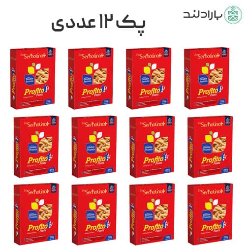 پاستا پروفیتو زرماکارون (پاستا پروتئین) پک 12 عددی — تصویر ۳