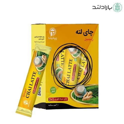 چای لته زنجبیل پپتینا بسته 10 ساشه‌ای
