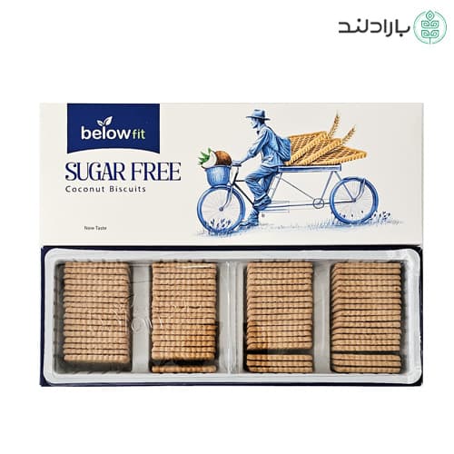 بیسکویت بدون قند نارگیلی 530 گرمی بیلو (پنجره‌ای) — تصویر ۶