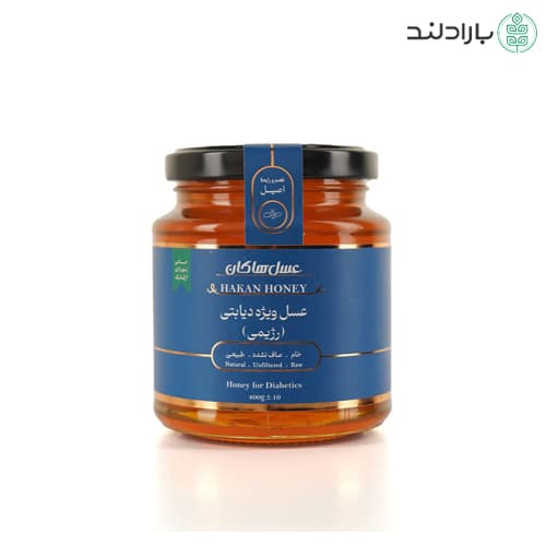 عسل ویژه دیابتی ارگانیک هاکان (رژیمی) – 400 گرم