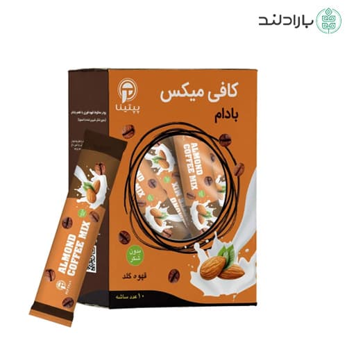 کافی میکس با پودر شیر بادام بسته 10 ساشه‌ای