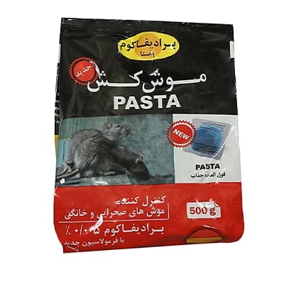 طعمه موش سمیران مدل پاستا ساخت اسپانیا 500 گرمی — تصویر ۲